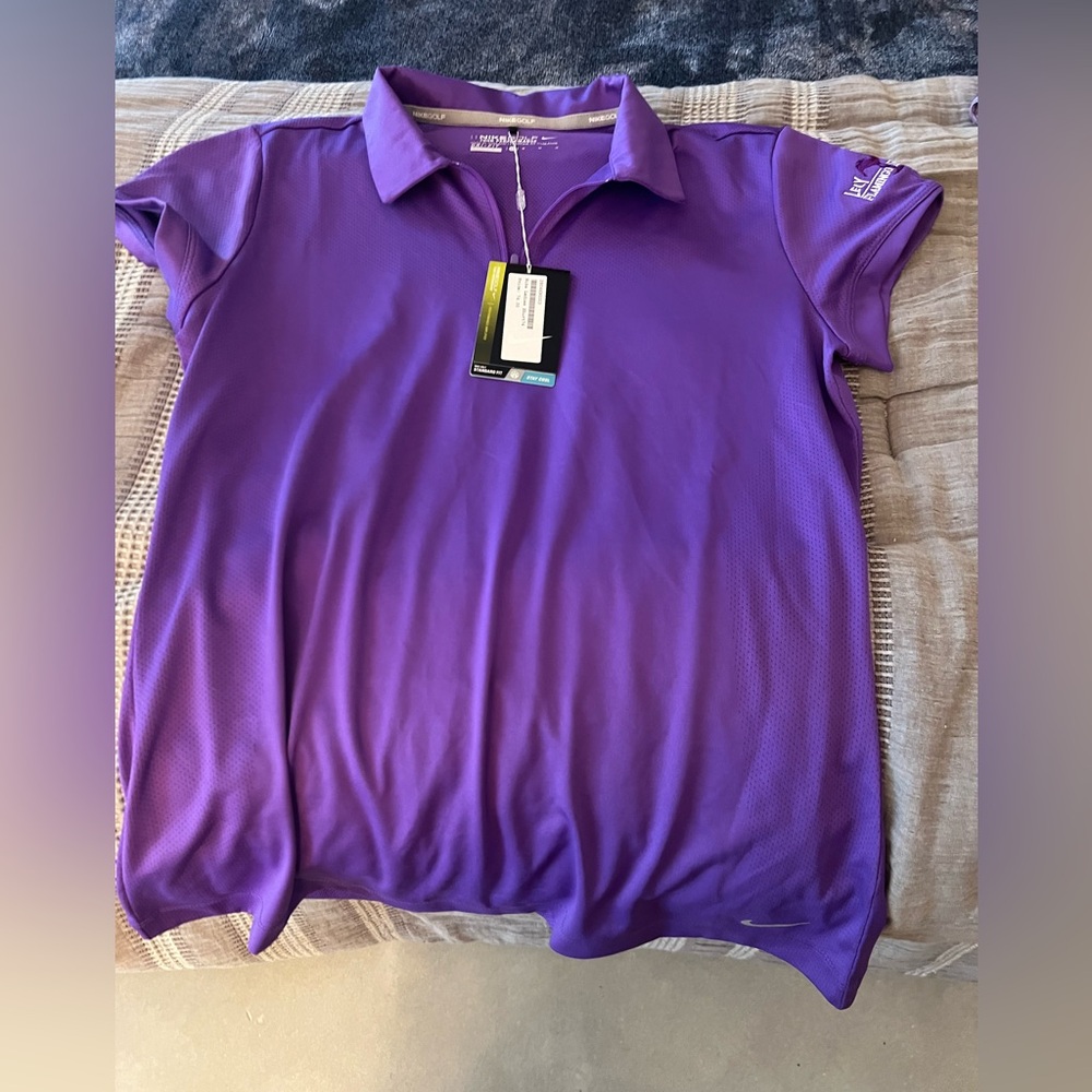 NWT Nike Golf Purple Women's Combo Shirt and Skort